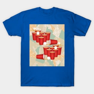 Party Drinking Game Beerpong Beer Pong T-Shirt